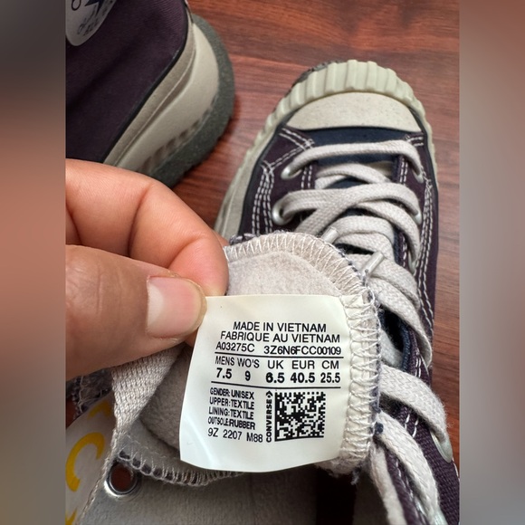 Converse Chuck 70 AT-CX Hi “Black Cherry” – Puffer Reds Exclusive. Unisex’s - Picture 8 of 10